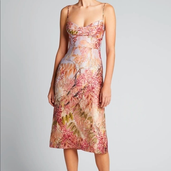 ZIMMERMANN Botanica Printed Cocktail Dress - Picture 1 of 13